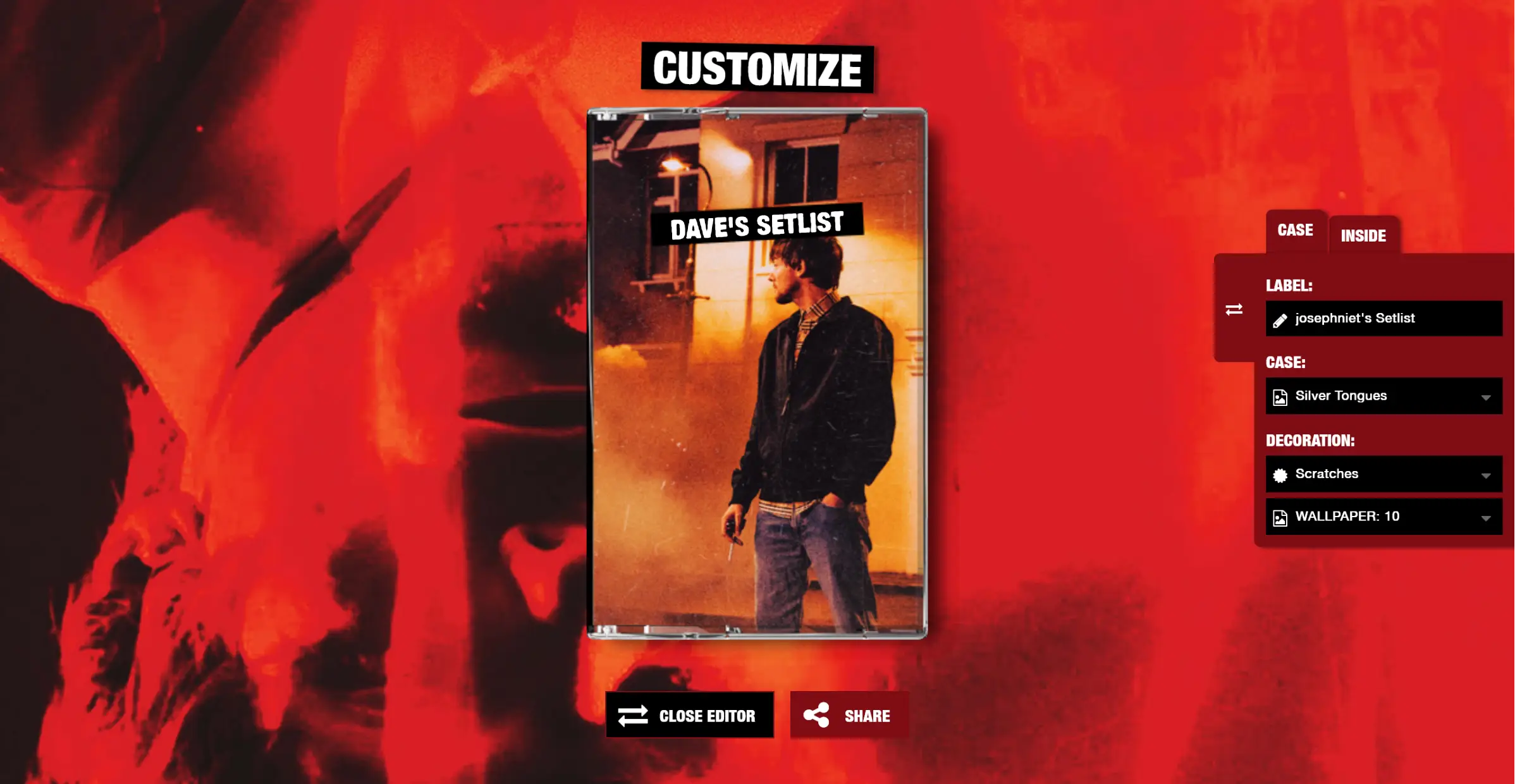 Social media content design for Spotify artist campaign