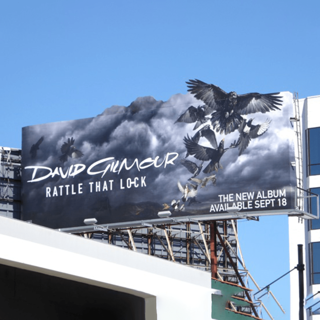 David Gilmour Rattle That Lock Billboard - Art Direction
