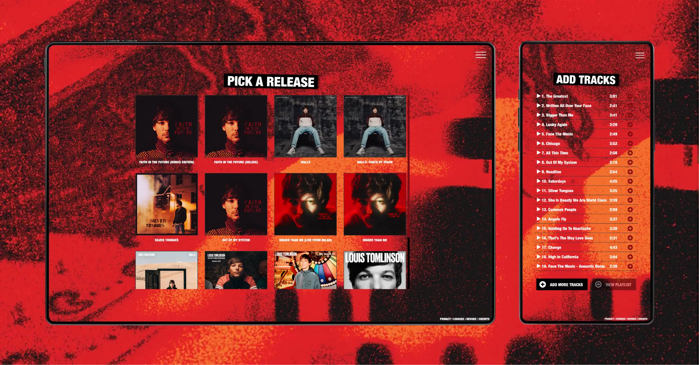 Fan engagement tools created by digital agency for musicians
