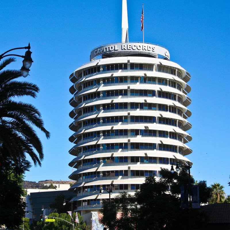 capitol records website design